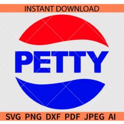 Petty Pepsi SVG, Pepsi Petty Logo SVG