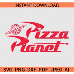 Pizza Planet logo SVG