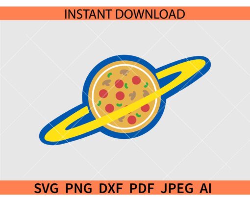 Pizza planet SVG, Pizza Logo SVG
