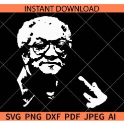Redd Foxx Middle Finger SVG