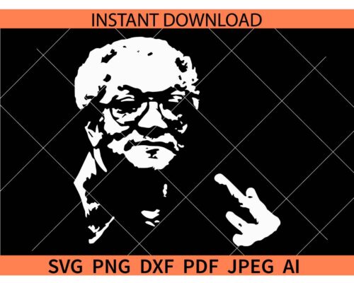 Redd Foxx Middle Finger SVG