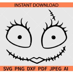 Sally Face Outline SVG, Sally Face Sketch SVG