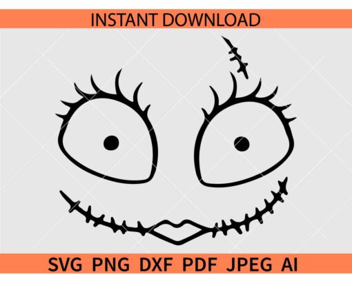 Sally Face Outline SVG, Sally Face Sketch SVG