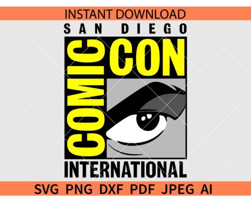 San Diego Comic Con International logo SVG