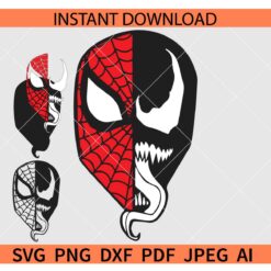 Spiderman venom SVG, Superhero Venom SVG, Marvel Comics Venom SVG