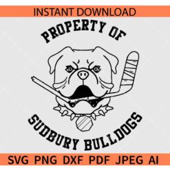 Sudbury Bulldogs SVG, Property of Sudbury Bulldogs SVG, Sudbury Bulldogs Logo SVG