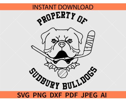 Sudbury Bulldogs SVG, Property of Sudbury Bulldogs SVG, Sudbury Bulldogs Logo SVG