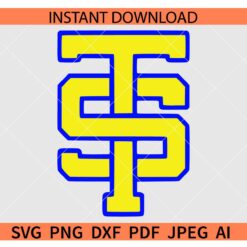 Taylor Swift Cheer Logo SVG, Taylor Swift Logo SVG, Taylor Swift TS Logo SVG