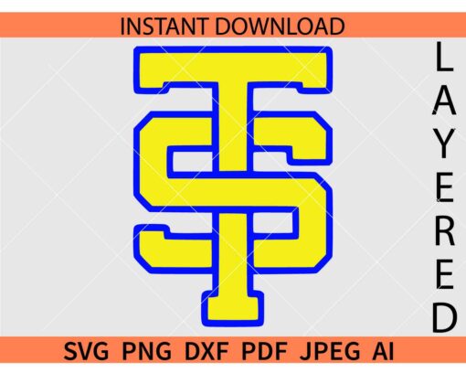 Taylor Swift Cheer Logo SVG, Taylor Swift Logo SVG, Taylor Swift TS Logo SVG