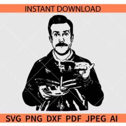 Ted Lasso SVG, Roy Kent SVG, Lasso Football Coach SVG