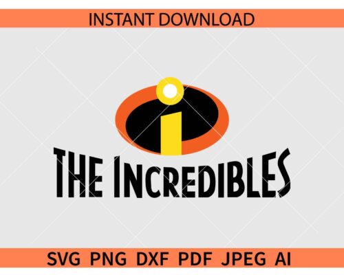 The Incredibles logo SVG