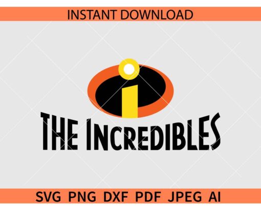 The Incredibles logo SVG