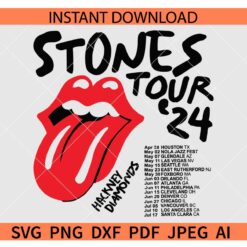 The Rolling Stones Tour SVG, Hackney Diamonds SVG