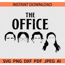 The office Characters SVG, The office Movie Characters SVG