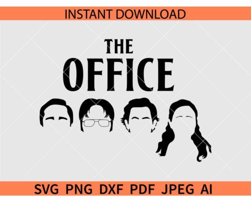 The office Characters SVG, The office Movie Characters SVG