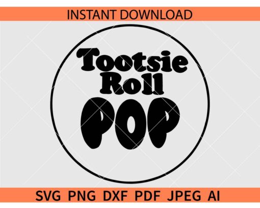 Tootsie Roll Pop SVG