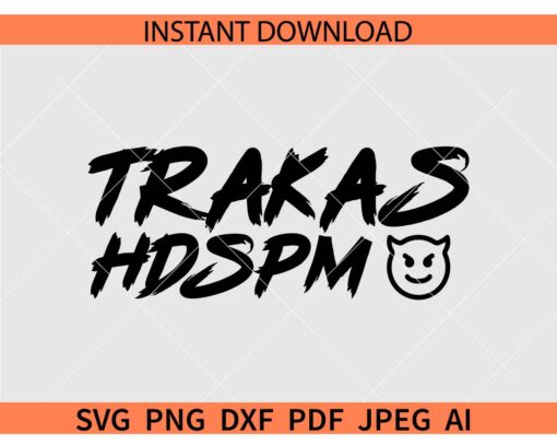 Trakas HDSPM SVG, Smiley Devil Trakas Luis R Conriquez SVG