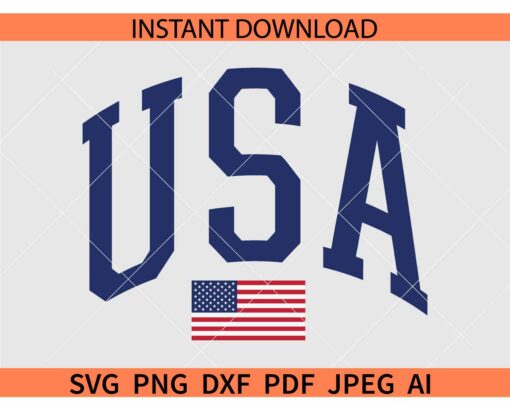 USA varsity SVG, America Flag USA varsity SVG, USA varsity Flag SVG