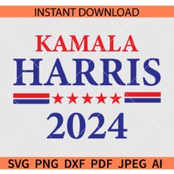 Vice President Kamala Harris for President 2024 SVG, Kamala Harris 2024 SVG