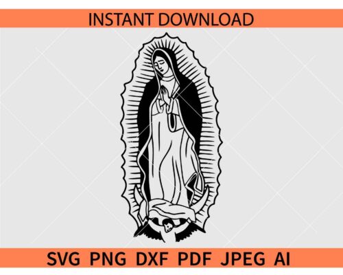 Virgen de Guadalupe SVG
