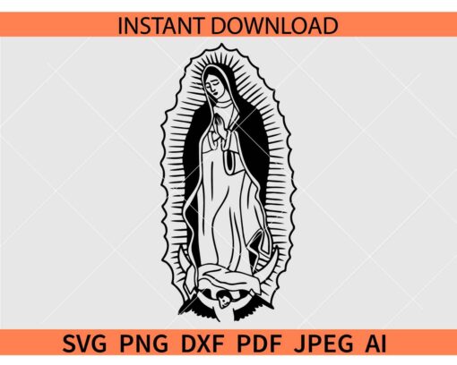 Virgen de Guadalupe SVG