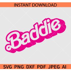 Baddie Barbie SVG