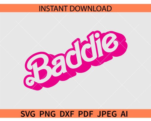 Baddie Barbie SVG