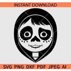 Coco Miguel Rivera SVG, Disney Coco Miguel Silhouette SVG
