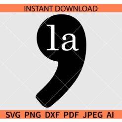Comma la Harris 2024 SVG