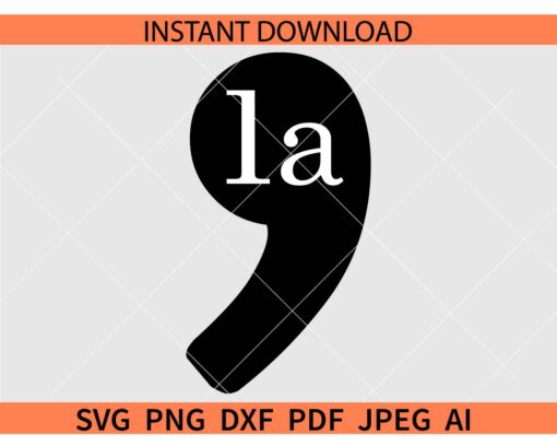 Comma la Harris 2024 SVG