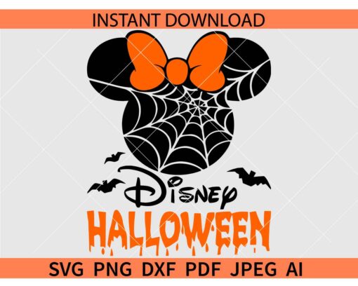 Disney-halloween-svg, Halloween SVG, Disney Castle Svg, Halloween Décor SVG    