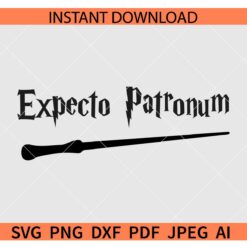 Expecto Patronum SVG, Wizardy HP Expecto Patronum SVG