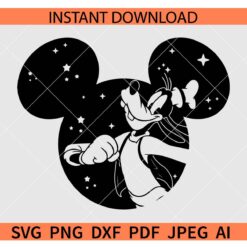 Goofy Mickey ears SVG, Disney Goofy SVG