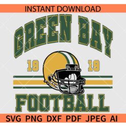 Green Bay Football Helmet SVG, Green Bay Football 1919 SVG