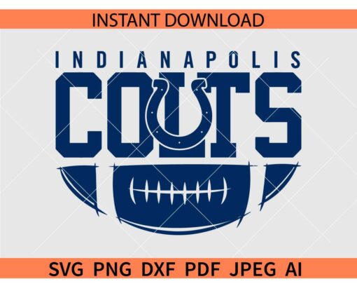 Indianapolis Colts Football SVG, Indianapolis Colts Logo SVG, The Colts SVG