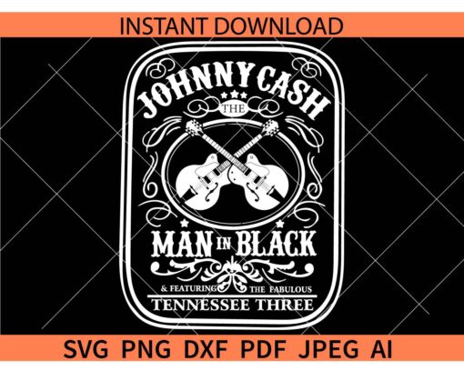 Johnny-Cash-Man-in-Black-svg, Johnny Cash SVG, Country Music SVG, Country Music PNG, Music SVG