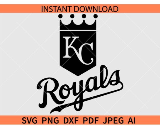 Kansas City Royals Crown SVG, Kansas City Royals Crown SVG, KC Royals Crown SVG