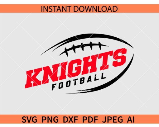 Knights Football SVG SVG, Knights Mascot SVG