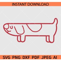 Long Dog SVG