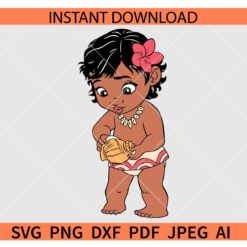 Moana cutout SVG, Baby Moana SVG, Moana Maui SVG, Disney Moana SVG