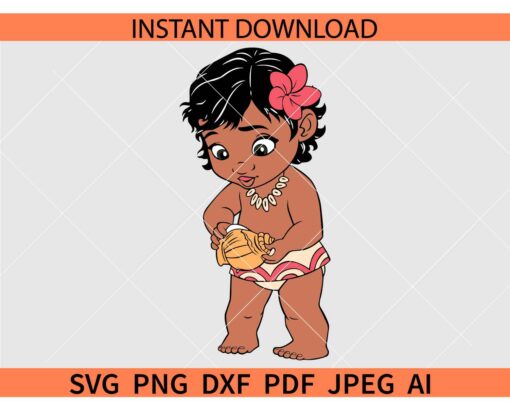 Moana cutout SVG, Baby Moana SVG, Moana Maui SVG, Disney Moana SVG