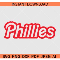 Phillies Barbie SVG, Phillies Doll Red SVG, Philadelphia Phillies Barbie SVG