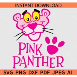 Pink Panther SVG, Panther Cartoon SVG