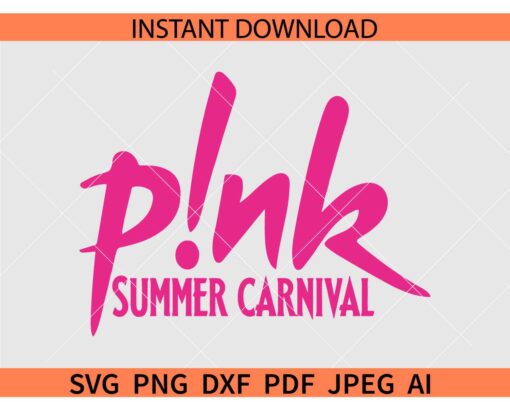 Pink summer Carnival SVG, Pink summer 2024 SVG