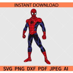 Spiderman Standing SVG