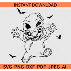 Stitch Oogie Boogie costume SVG, Stitch With Oogie Boogie costume SVG