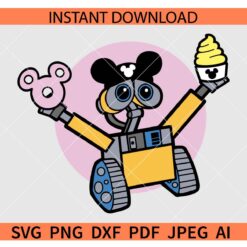 Wall-E Snacks SVG, Disneyland Wall-E Snacks SVG, Wall-E Disneyland Snacks SVG