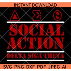 Delta Sigma Theta Social Action SVG