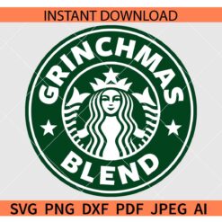 Grinchmas Blend SVG, Starbucks Coffee Grinchmas SVG, Grinchmas Blend Starbucks SVG