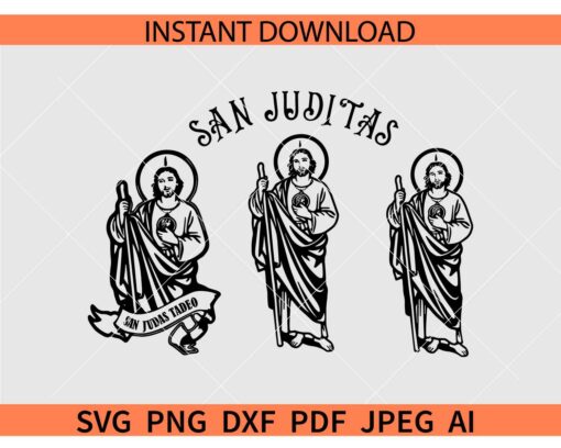 San Juditas SVG, Saint Judas Thaddeus SVG, San Judas Tadeo SVG